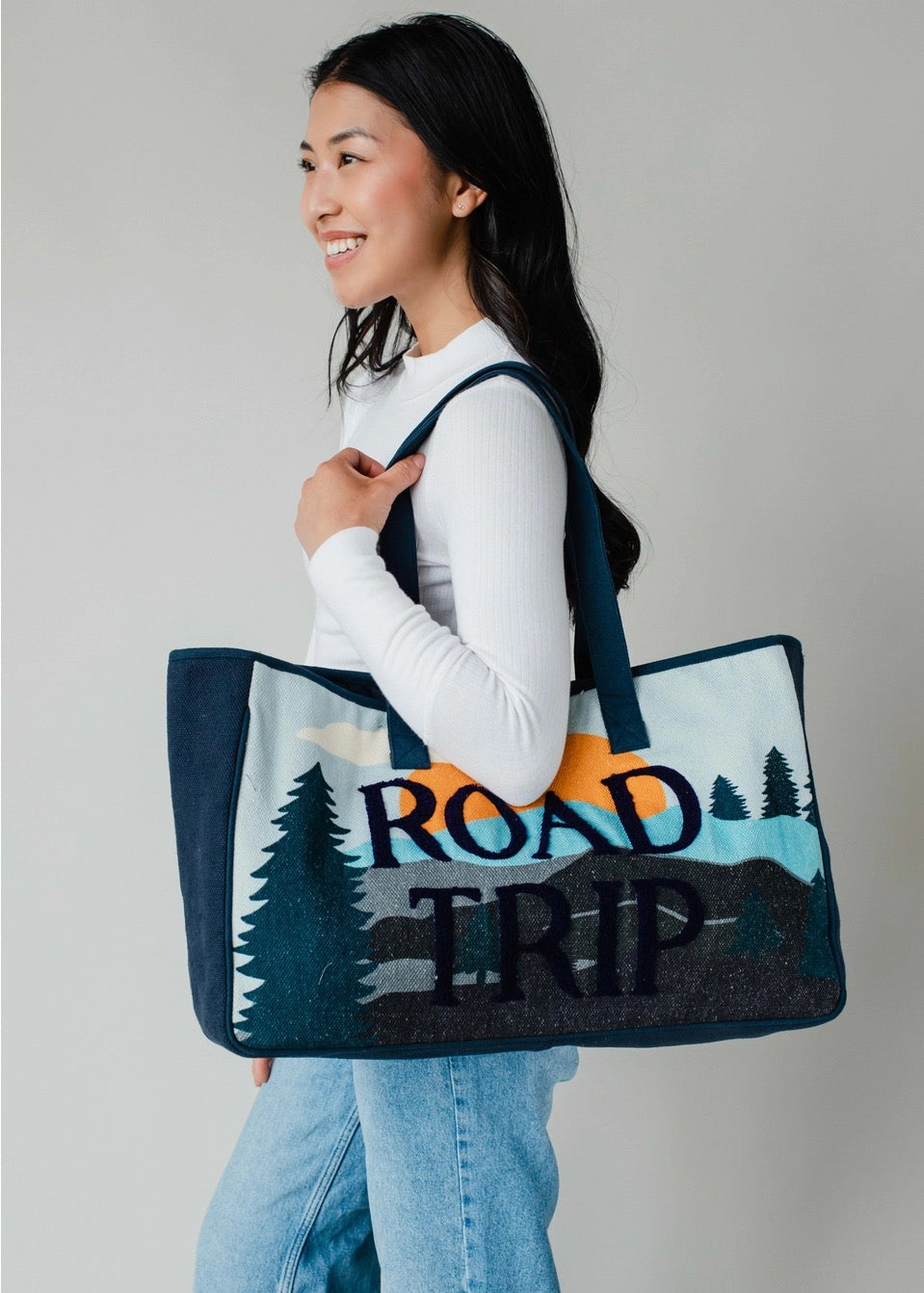 Road Trip Woven Tote