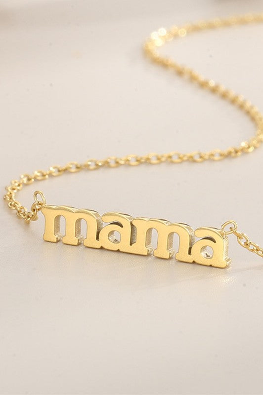 Mama 18K Gold Necklace