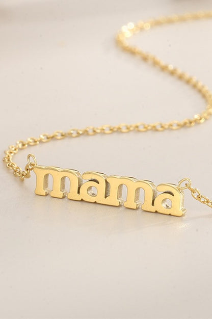 Mama 18K Gold Necklace