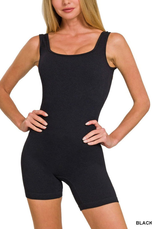 Seamless Fit Ribbed Bodysuit