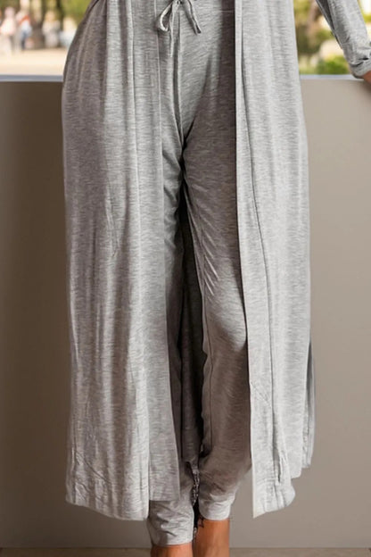 Long Sleeve Cardigan and Jogger Pant Lounge Set