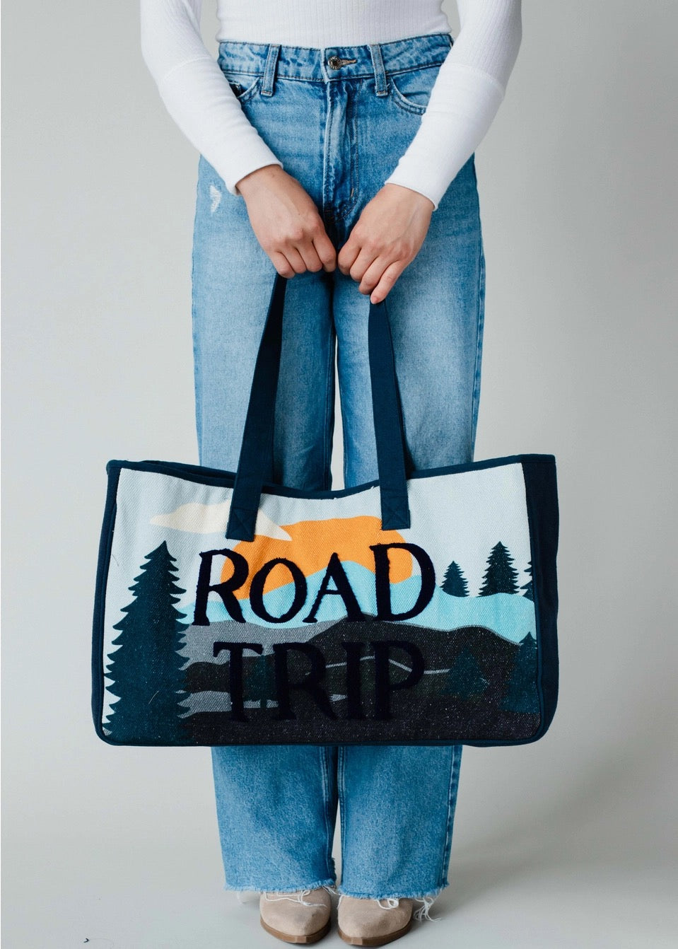 Road Trip Woven Tote