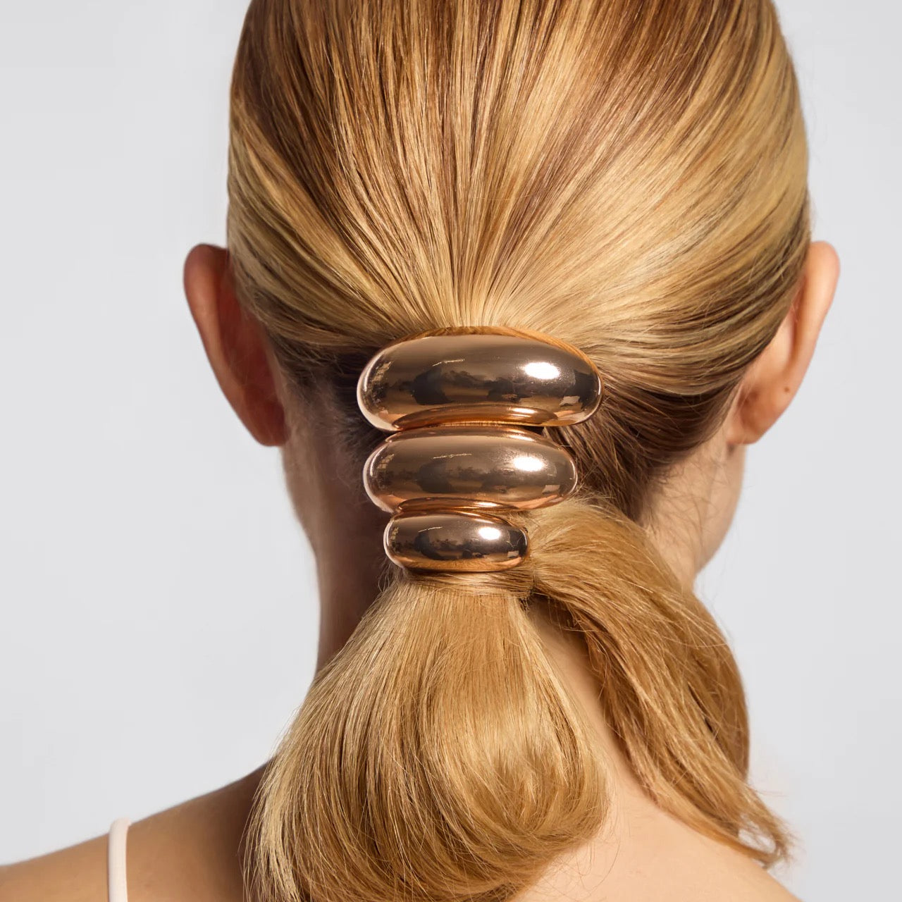 Gold Metal Cloud Cuff- Large