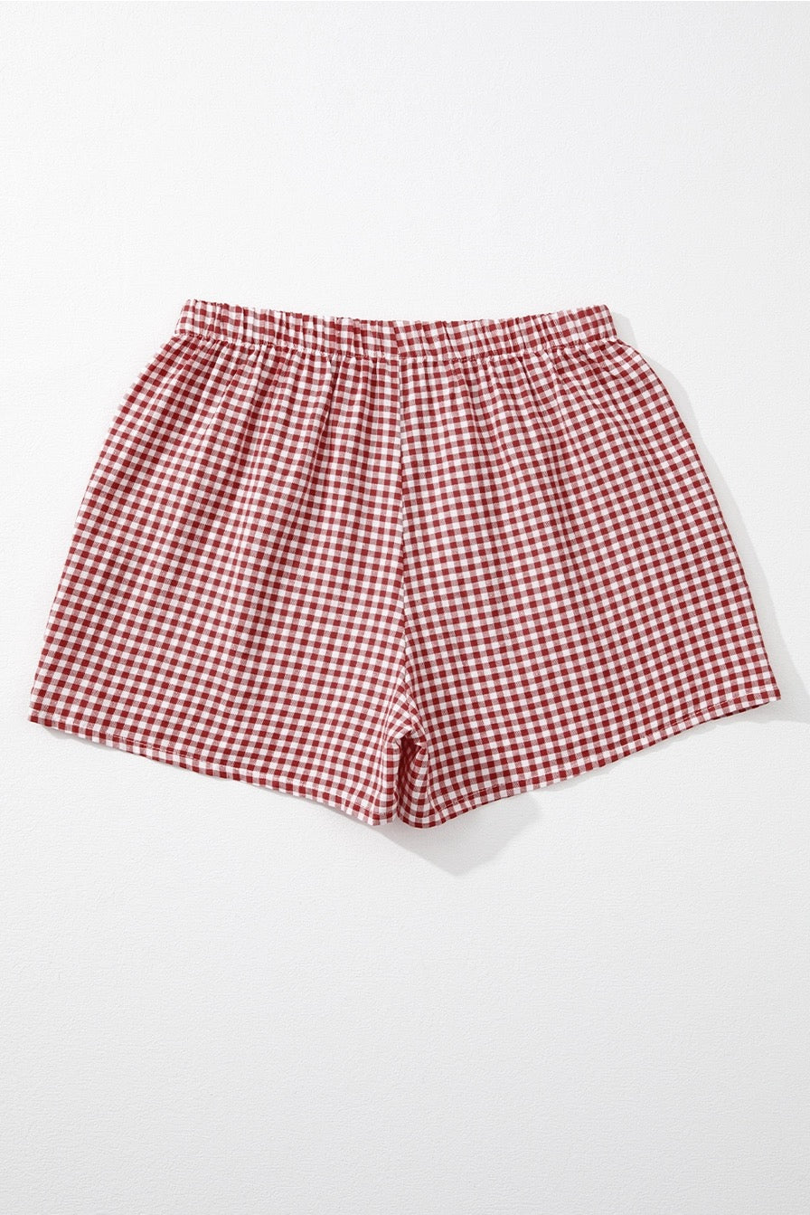 Red Check Boxer Short