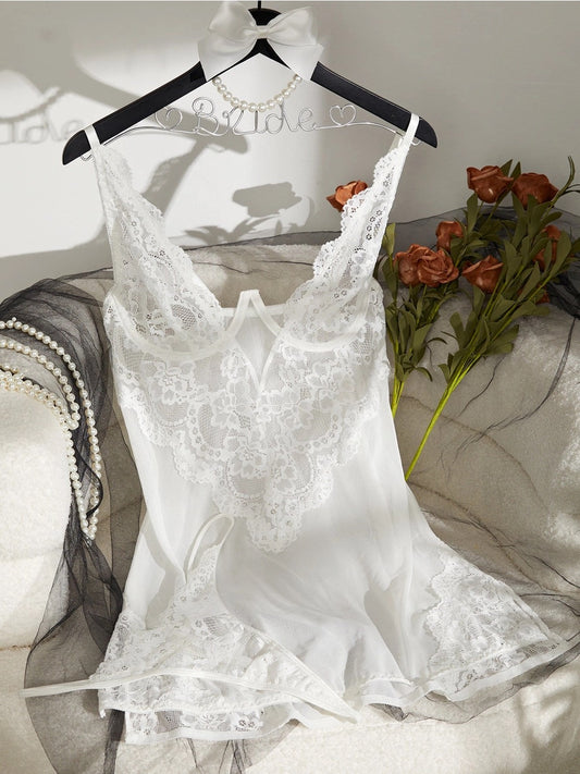 Bridal Lace Chemise Set