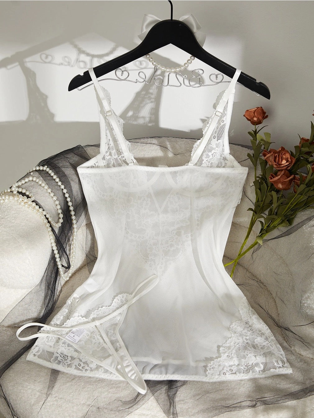Bridal Lace Chemise Set