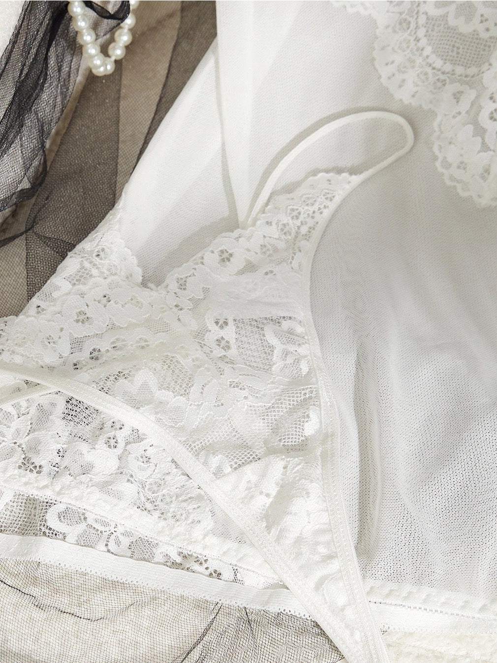 Bridal Lace Chemise Set
