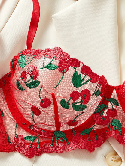 Sweet Cherry Lingerie Set