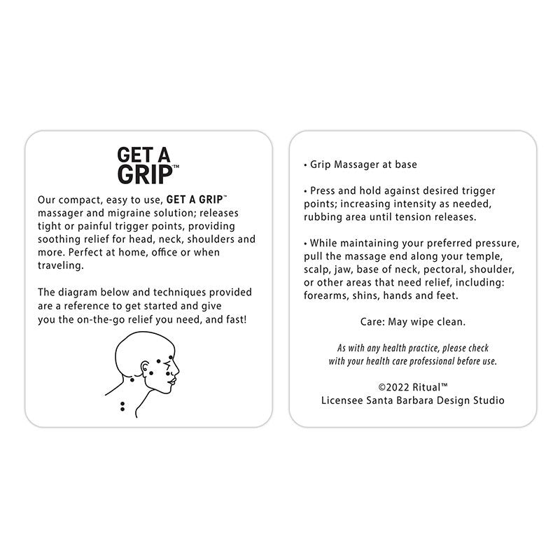 GET A GRIP Migraine Massager