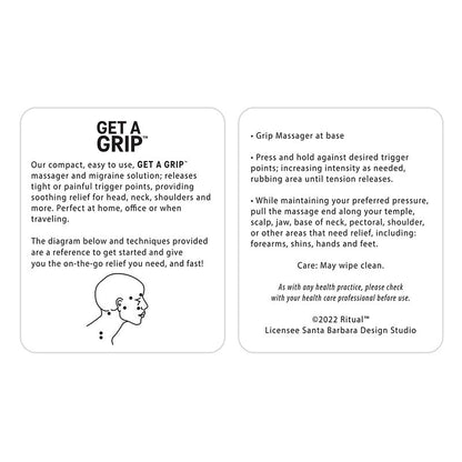 GET A GRIP Migraine Massager