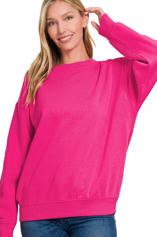 Dragonfruit Fleece Crewneck Pullover